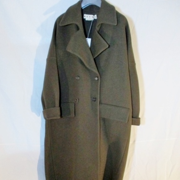 Marni Jackets & Blazers - NWT MARNI ITALY DEEP SAGE WOOL trench jacket coat